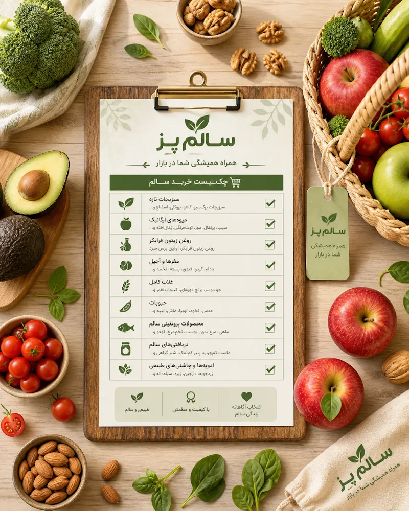 چکلیست سبد خرید «سالمپز»؛ همراه همیشگی شما در بازار