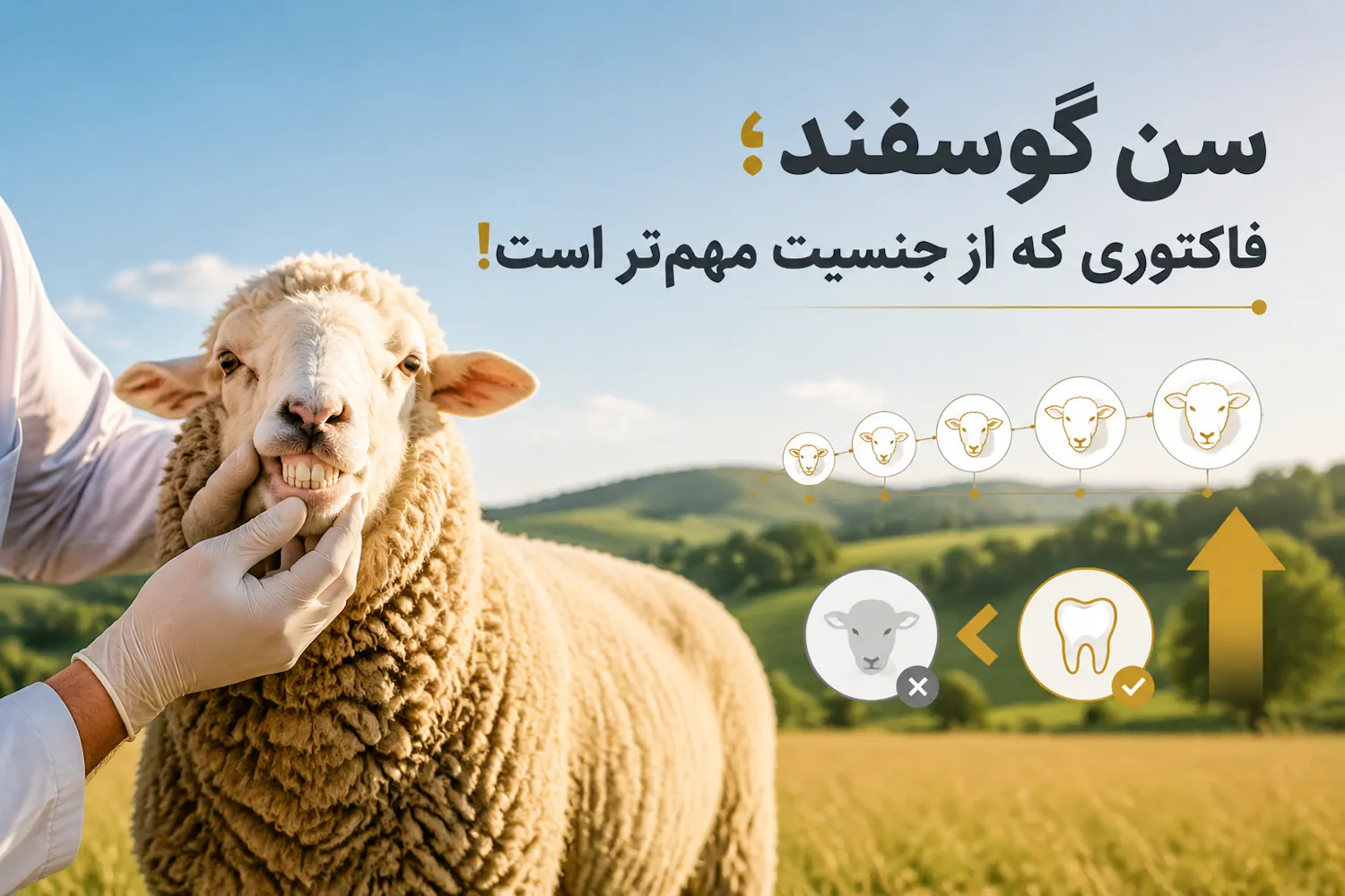 سن گوسفند؛ فاکتوری که از جنسیت مهم‌تر است!