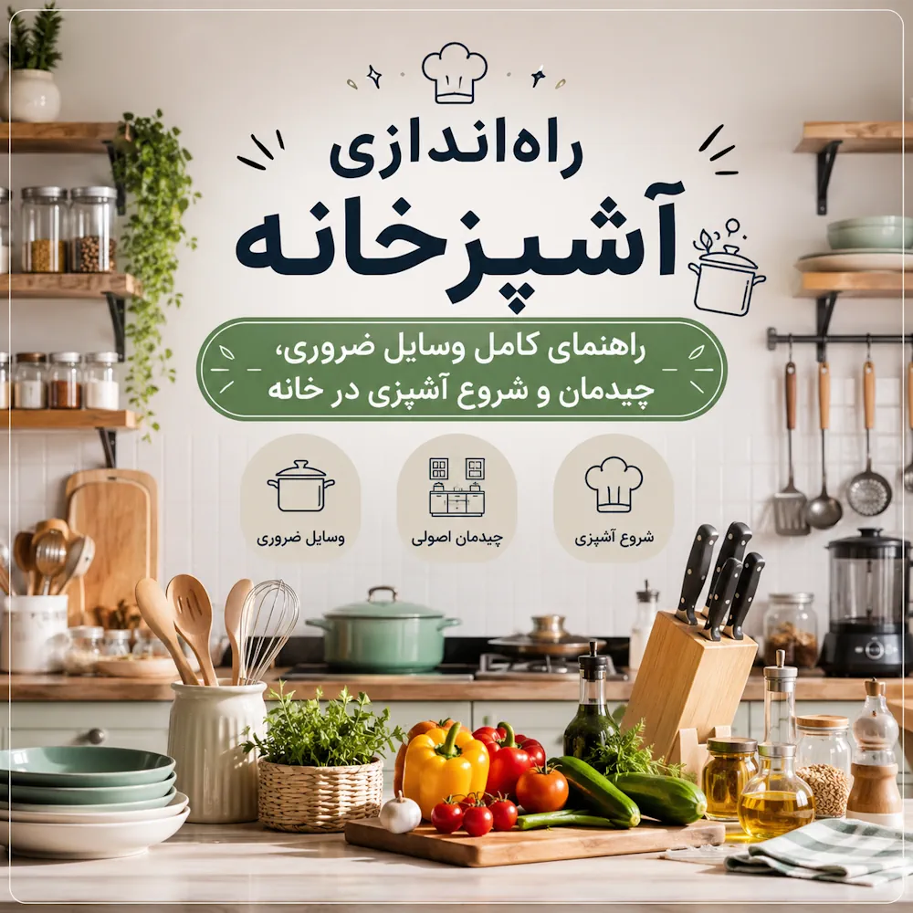 راه‌اندازی آشپزخانه